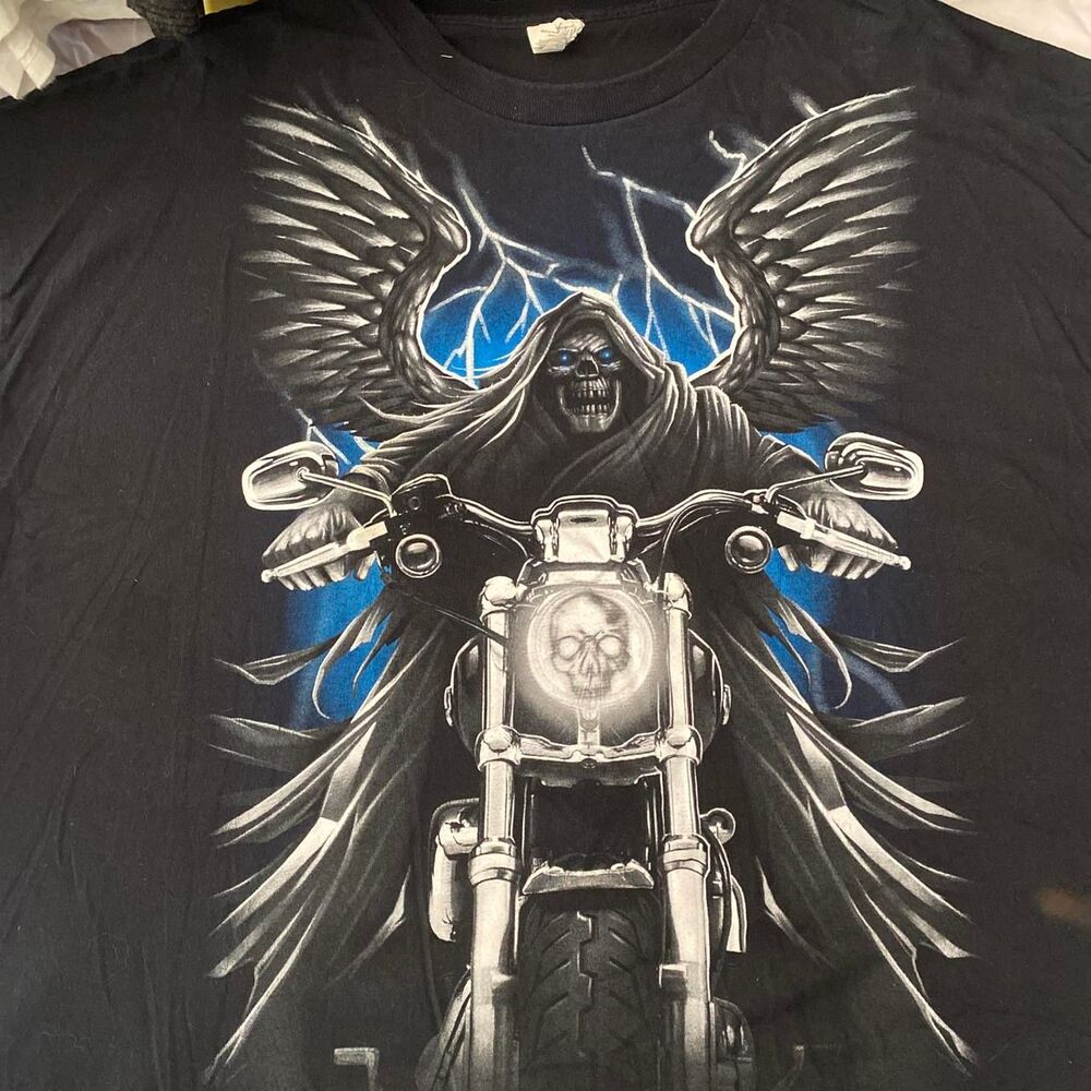 Classic Mens Motorcycle Graphic Motocore T-Shirt